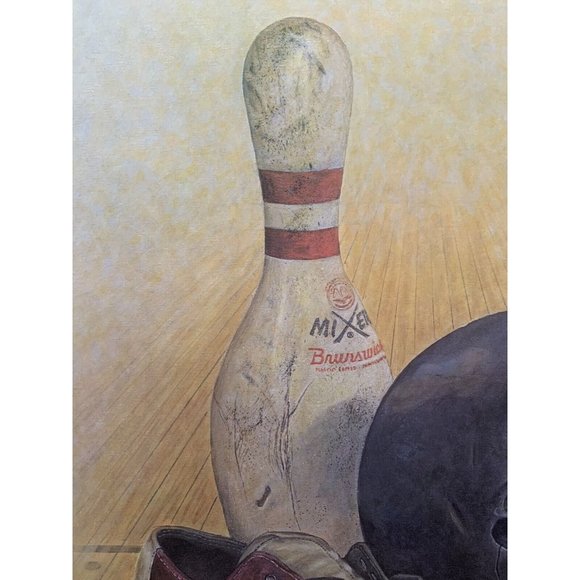 Brett Johnson Limited Edition Signed Print “Spares And Strikes Forever” 1979 - Picture 4 of 11